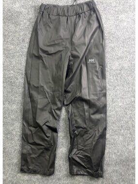 Helly Hansen Pants Youth 10 Black Waterproof Ski Shell Drawstring Waist